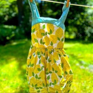 MINI BODEN • LEMON DRESS • 6-7y